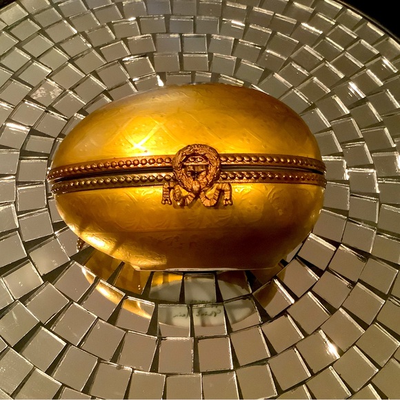 🔻Limoges 24K Gold Encrusted Classic Floral Egg Trinket Box (Retired) Mint Cond - Picture 6 of 11